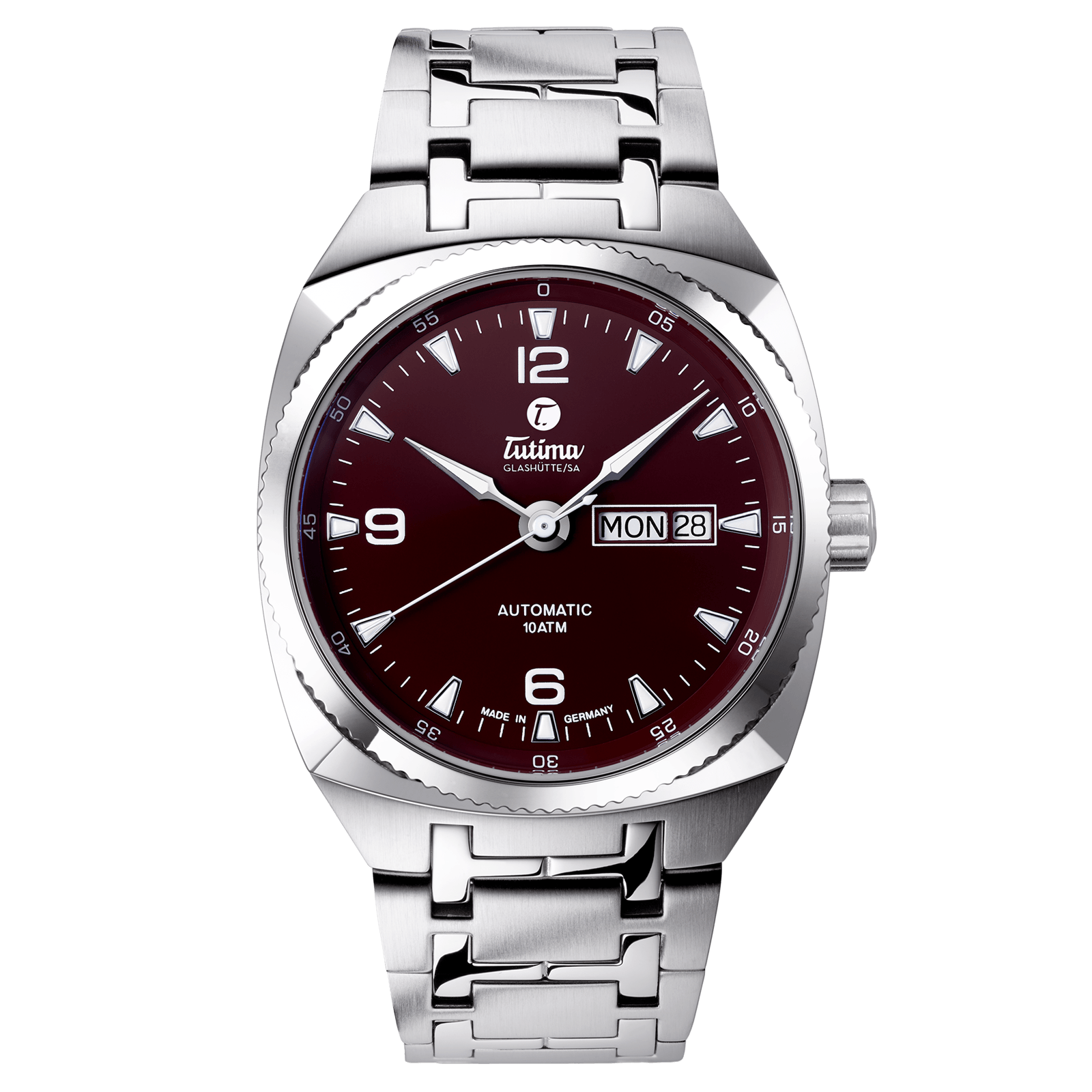 M Automatic Maroon Brown 6121-01